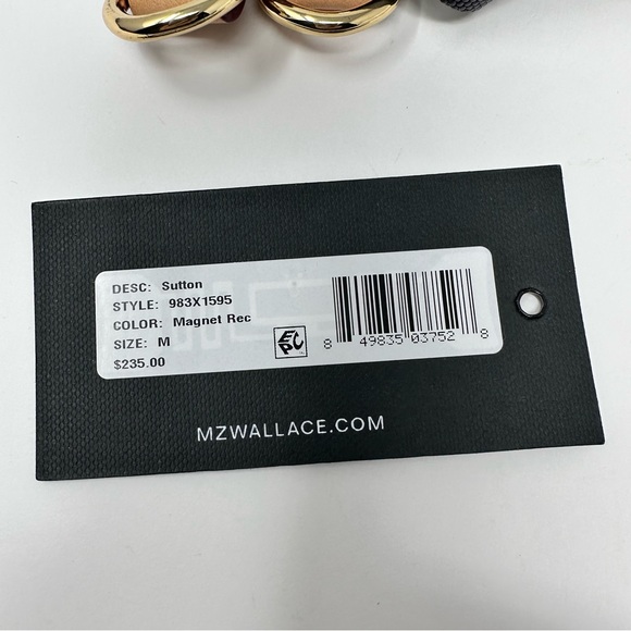 MZ Wallace NWT Sutton Bag Medium Magnet Gray - Picture 15 of 16